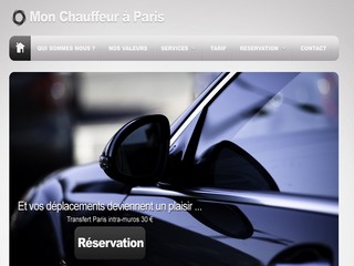 Aperçu visuel du site http://mon-chauffeur-a-paris.com