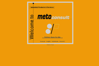 Aperçu visuel du site http://www.metoconsult.com