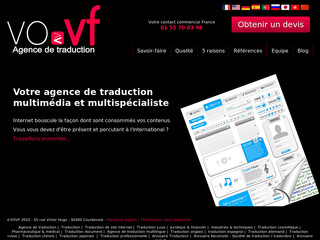 Aperçu visuel du site http://www.vovf.fr