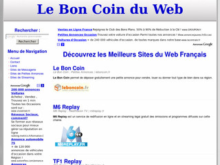 Aperçu visuel du site http://www.le-bon.fr/