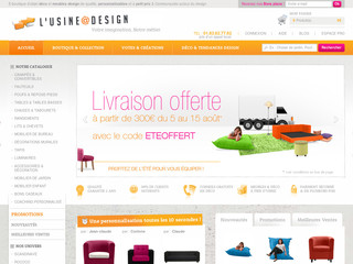 L'Usine à Design - Meubles design personnalisables - Usineadesign.com
