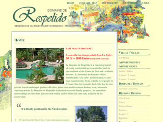 Aperçu visuel du site http://www.respelido.com
