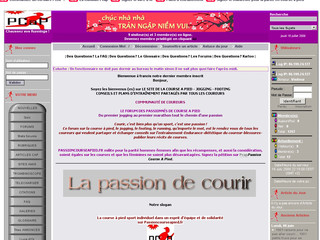 Aperçu visuel du site http://www.passioncourseapied.fr
