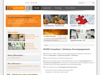 Aperçu visuel du site http://www.geode.fr