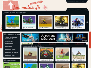 Aperçu visuel du site http://www.jeu-motos.fr