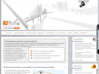 Aperçu visuel du site http://www.altelia.fr