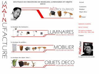 Aperçu visuel du site http://www.table-lampe-meuble-design.com