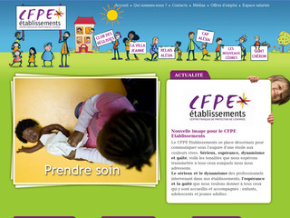Aperçu visuel du site http://www.cfpe-etablissements.fr/