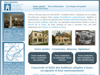 Aperçu visuel du site http://www.architecture78.com