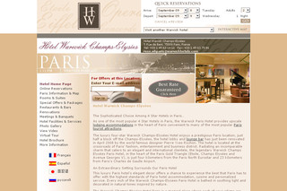 Warwickparis.com : chambres hôtels