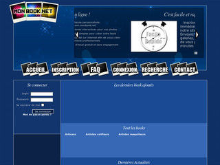 Aperçu visuel du site http://monbook.net