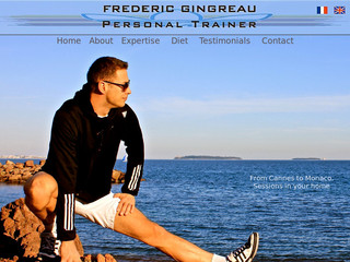 Aperçu visuel du site http://www.frederic-gingreau.com/