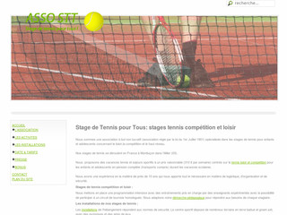 Stage de tennis avec Assostt.com