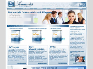 Aperçu visuel du site http://www.semantis.fr/