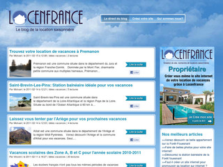 Aperçu visuel du site http://blog.locenfrance.com