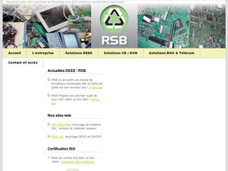 Aperçu visuel du site http://www.rsb-info.com/