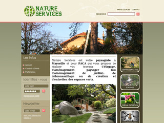 Aperçu visuel du site http://nature-services.lesite.pro