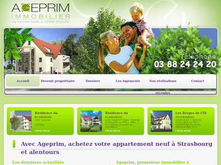Aperçu visuel du site http://www.ageprim.fr