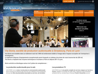 Aperçu visuel du site http://www.viastoria.com