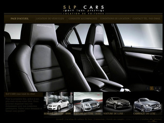 Aperçu visuel du site http://www.slp-cars.com