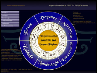 Aperçu visuel du site http://www.voyance-telephone-gratuite.com/