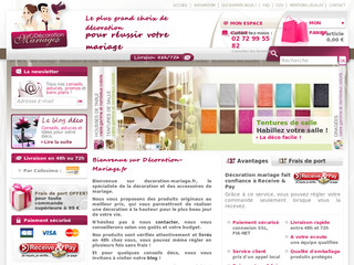 Decoration-mariage.fr - Le magasin qu'il vous faut pour votre mariage Decoration-mariage.fr - Le magasin qu'il vous faut pour votre mariage