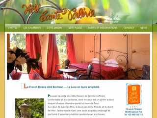 Aperçu visuel du site http://www.hotel-sainte-valerie.fr