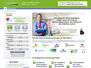 Aperçu visuel du site http://www.lecomparateurassurance.com Aperçu visuel du site http://www.lecomparateurassurance.com