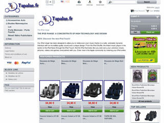 Aperçu visuel du site http://www.tapalas.fr