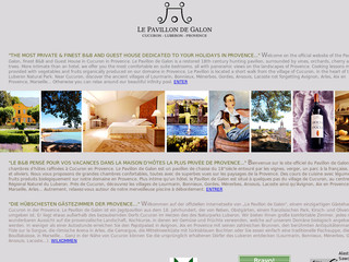 Aperçu visuel du site http://www.pavillondegalon.com