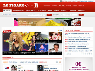 Aperçu visuel du site http://tvmag.lefigaro.fr