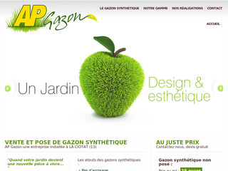 Aperçu visuel du site http://www.ap-gazon.fr/