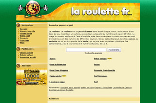 Aperçu visuel du site http://www.la-roulette-fr.com/