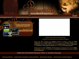 Aperçu visuel du site http://www.restauration-de-meuble-angers-nantes.com