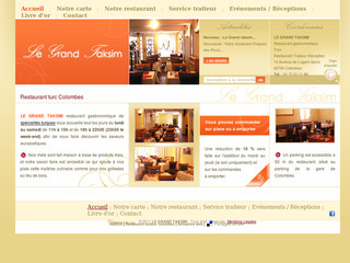 Aperçu visuel du site http://www.legrandtaksim.com