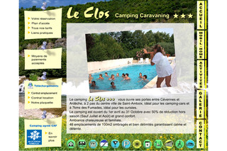 Aperçu visuel du site http://www.camping-saint-ambroix.fr
