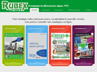 Aperçu visuel du site http://www.rubex.fr