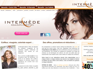 Aperçu visuel du site http://www.marseille-coiffure.com