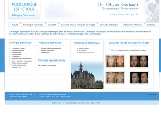 Aperçu visuel du site http://www.chir-esthetique.fr