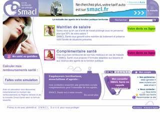 Aperçu visuel du site http://www.smacl-sante.fr Aperçu visuel du site http://www.smacl-sante.fr