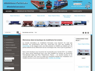 Aperçu visuel du site http://www.modelisme-ferroviaire-modelleisenbahn.com/
