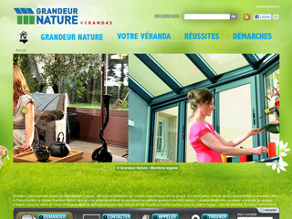 Aperçu visuel du site http://www.veranda-grandeurnature.com