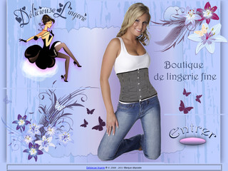 Aperçu visuel du site http://www.delicieuse-lingerie.fr/