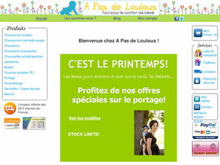 Aperçu visuel du site http://www.apasdeloulous.fr