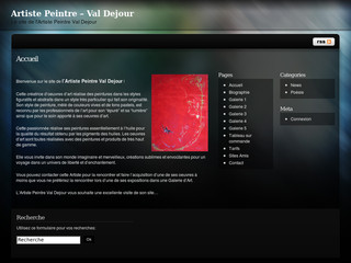 Aperçu visuel du site http://www.artistepeintre-fr.com