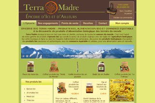 Aperçu visuel du site http://www.terramadre.fr