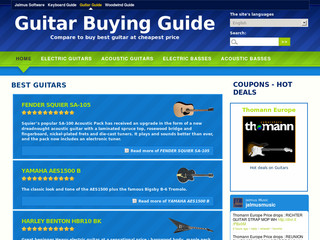 Guide d'achat de guitares électriques ou acoustiques - Guitarguide.jalmus.net Guide d'achat de guitares électriques ou acoustiques - Guitarguide.jalmus.net