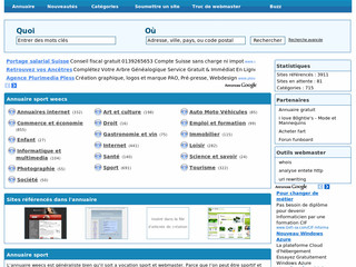 Aperçu visuel du site http://www.weecs.fr