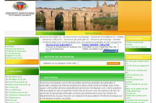 Aperçu visuel du site http://www.annonces-montauban.com