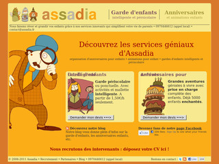 Aperçu visuel du site http://www.assadia.fr